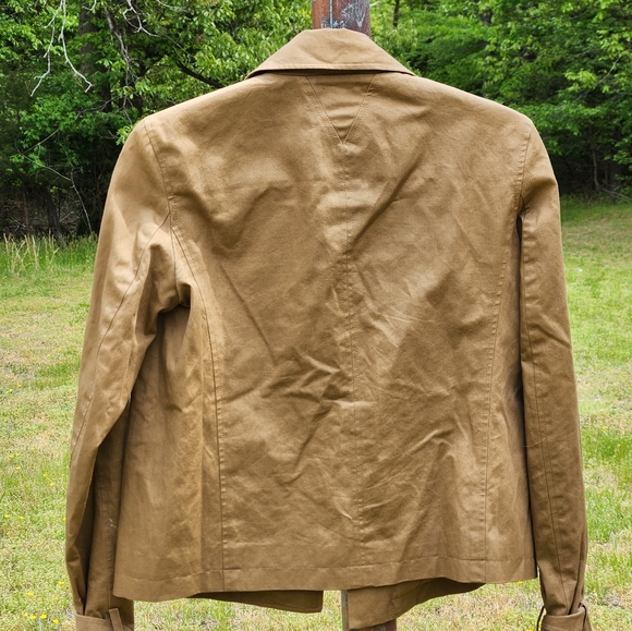 Theyskens' Theory Cotton Linen Brown Jacket 0 - Picture 11 of 11